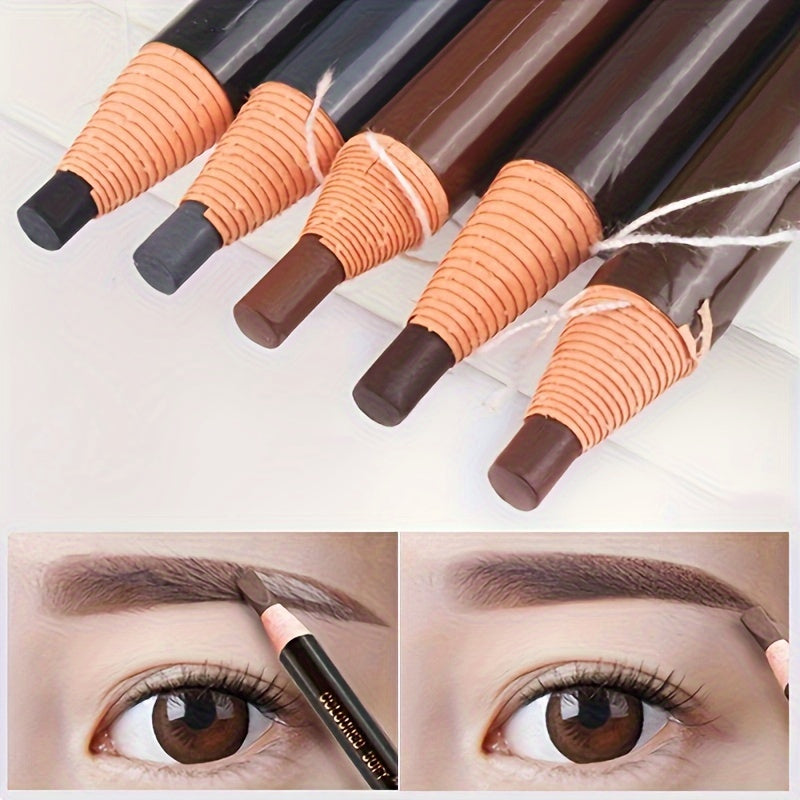 Women Eyebrow Pencil Waterproof Hard Core Brow Pen for Shaping and Contouring