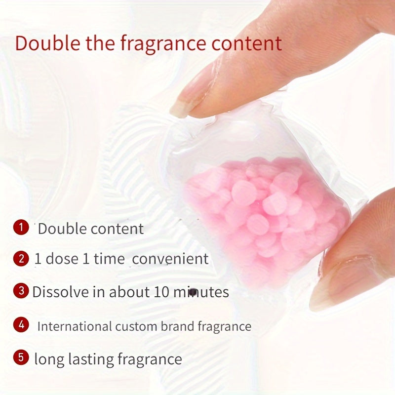Laundry Scent Beads Double Fragrance Odor Removal Long-Lasting Freshness for Commercial Laundry