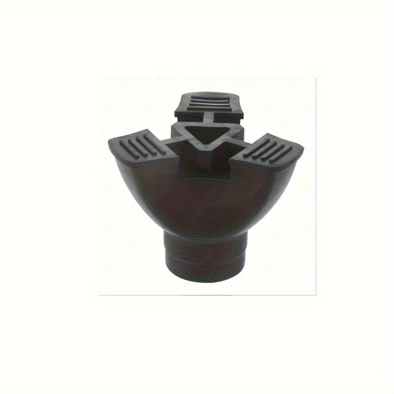 Black Self-Supporting Rubber Non Slip Cane Foot Pad for Stability