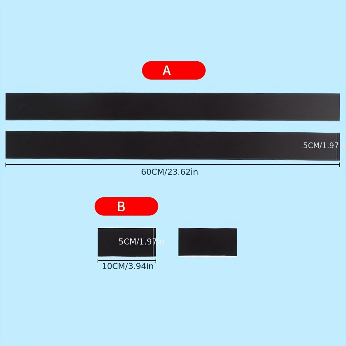 4 dona avtomobil yong'in o'chirgichini mahkamlash uchun universal sozlanadigan kamarlar