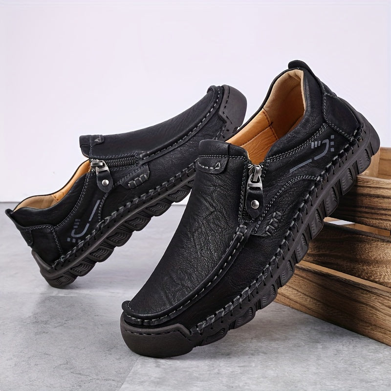 Men's Casual Loafers Non-Slip Rubber Sole Microfiber Synthetic Leather All-Season