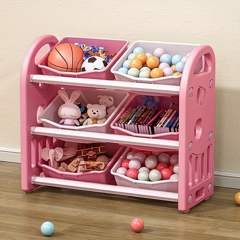Estantería de almacenamiento para el hogar de plástico con 6 cajas apilables para ropa, juguetes y libros

Source:
Plastic Home Storage Rack with 6 Stackable Boxes for Clothes Toys and Books