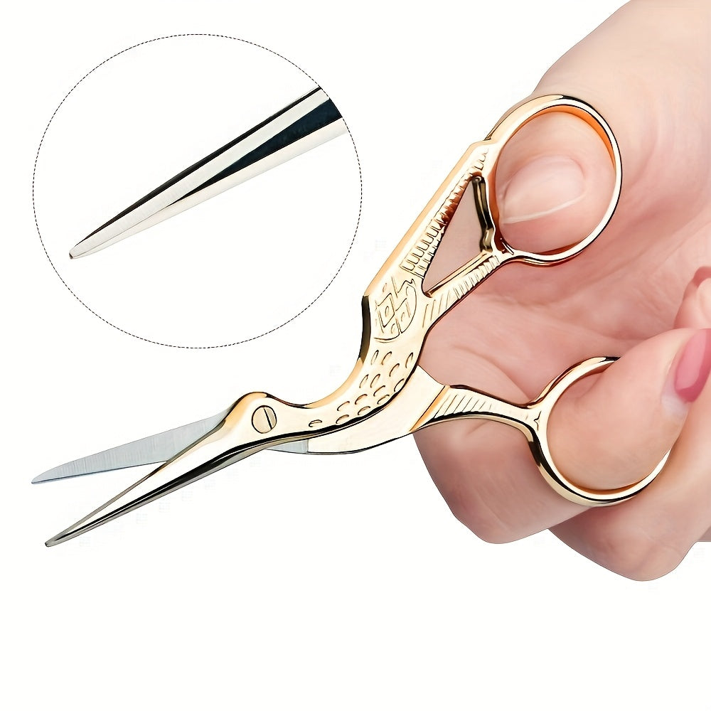 Tijeras de artesanía en oro vintage y plata - Herramienta de costura y bordado en acero inoxidable

Source:
Vintage Gold Silver Craft Scissors - Stainless Steel Sewing and Embroidery Tool