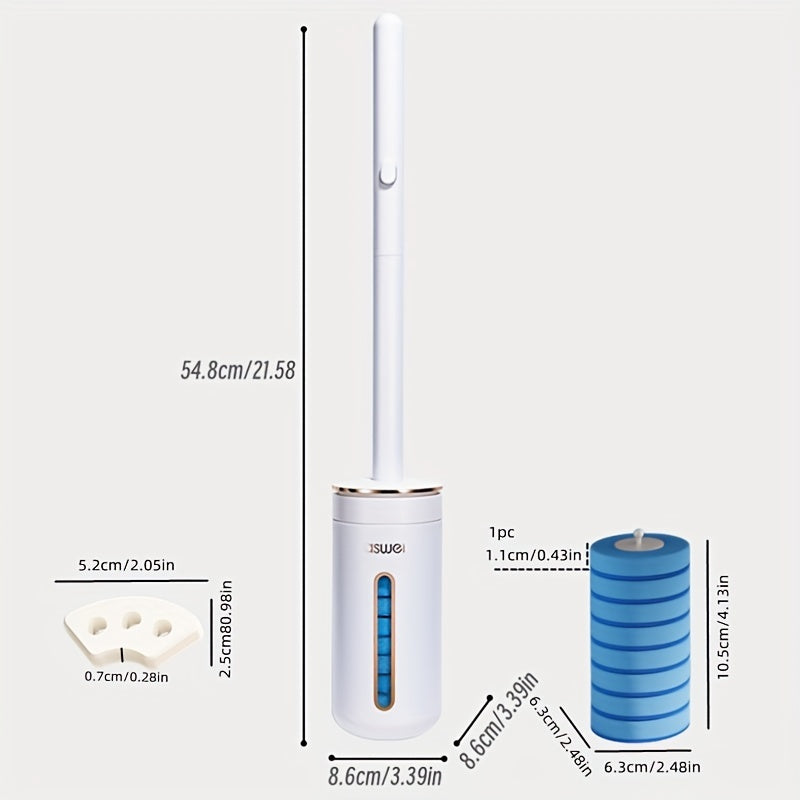 Bir martalik hojatxona cho'tkasi to'plami, 24 ta bo'lak, 40 ta cho'tka boshchalari va aromatik to'ldirishlar bilan
