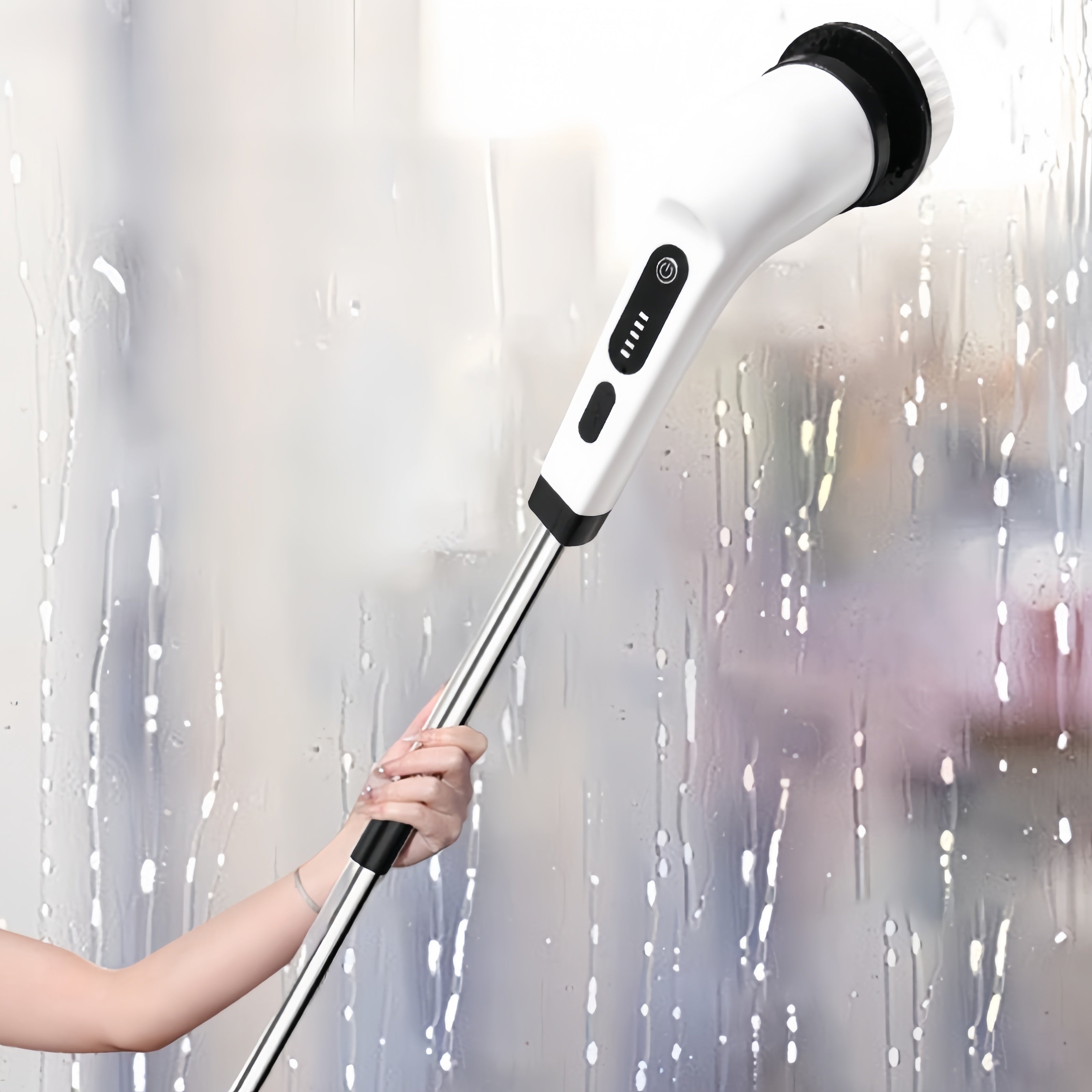 Elektr tozalash cho'tkasi to'qqizta bir joyda qo'l bilan ishlatiladigan ko'p funksiyali uzun tutqichli tortiladigan elektr cho'tka mopu to'plami