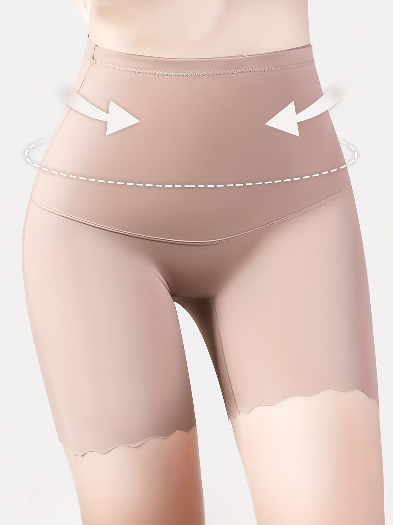 Seamless High-Waist Shaper Shorts Slimming Tummy Control Butt Lift Black or Nude