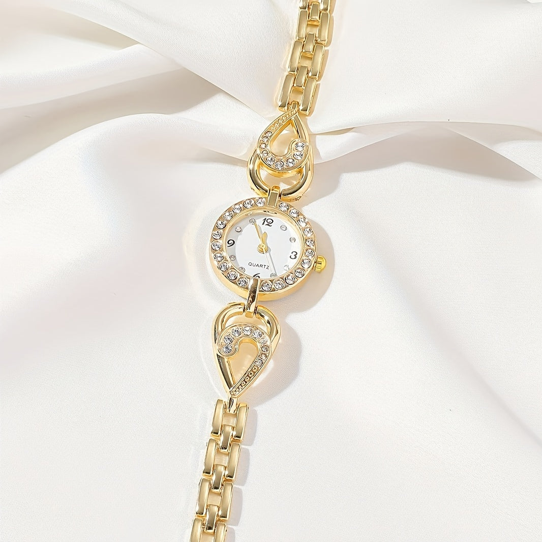 Reloj de pulsera de aleación para mujer, elegante y a la moda, regalo para Eid