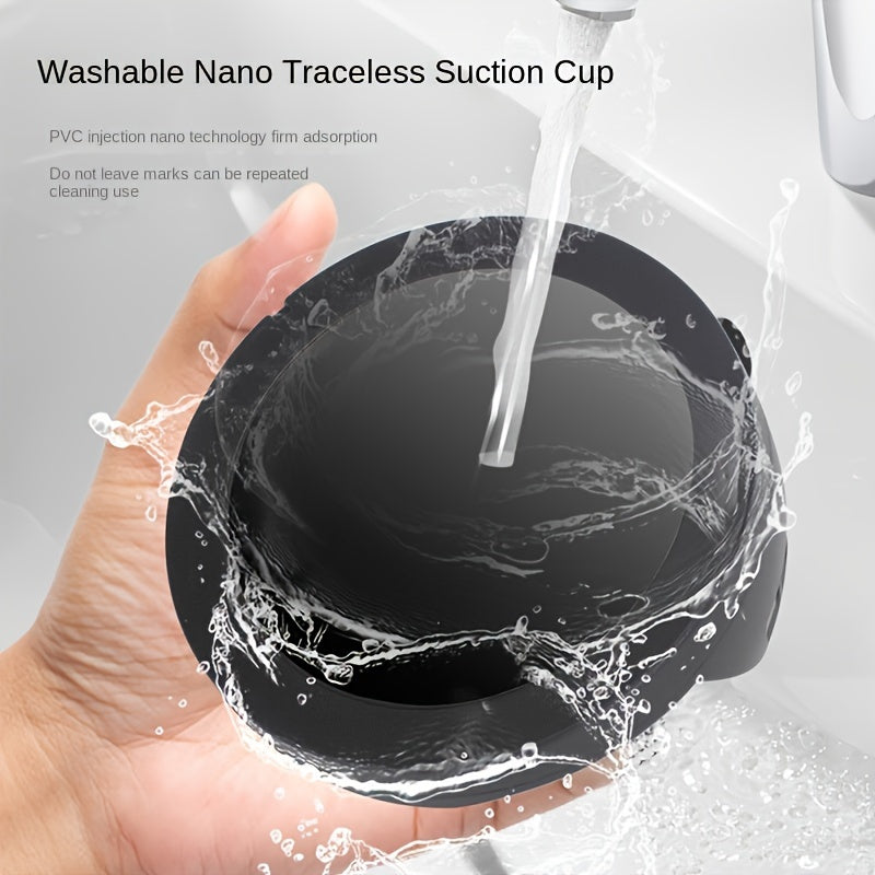 Universal ABS Car Phone Mount with 360° Rotation and One-Handed Operation