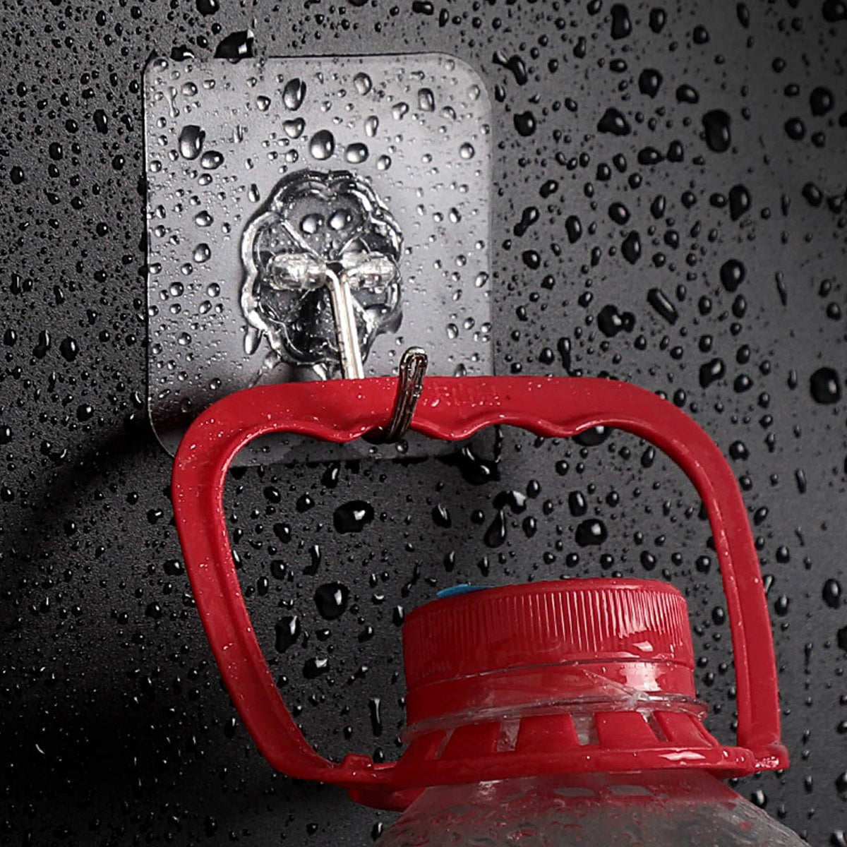 Paquete de 10/30 ganchos adhesivos transparentes para cocina, antideslizantes, sin marcas