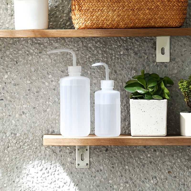 Juego de regadera de plástico para suculentas y plantas en maceta con boquilla curva