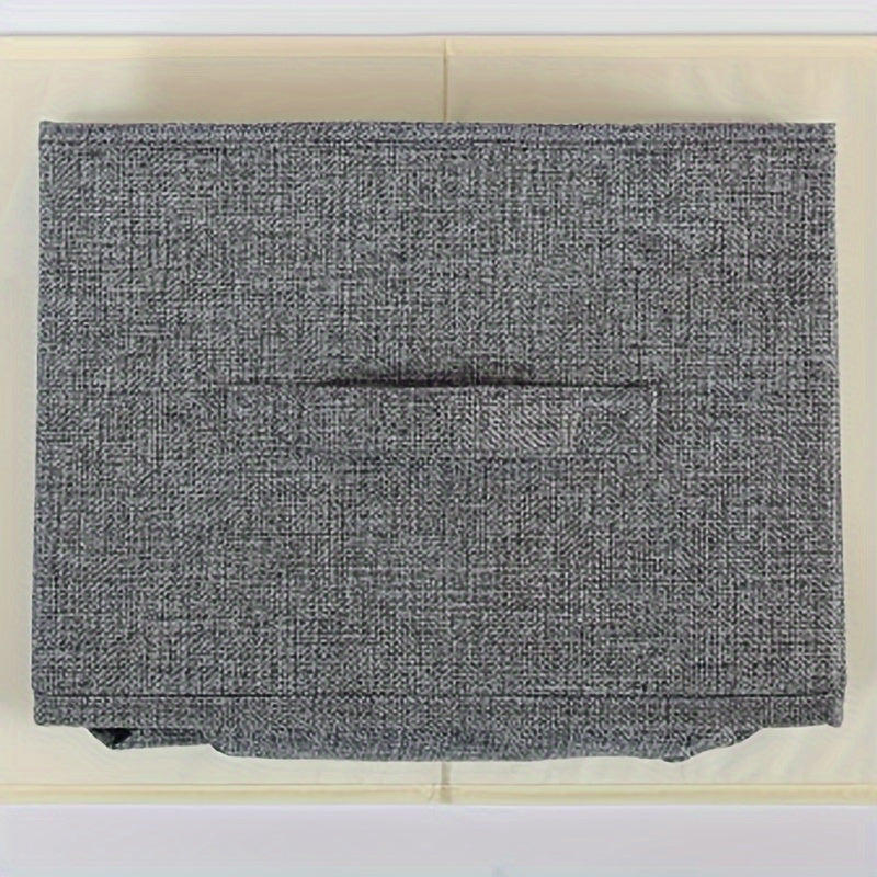 Foldable Storage Bag with Handles for Clothes Towels Toys and Books Space Saving Organizer for Closet Bedroom Dorm