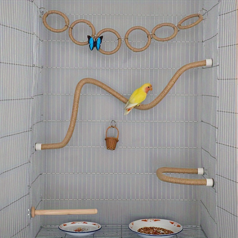 Прочный перо для птиц из ПВХ с присоской для маленьких и больших попугаев и птиц