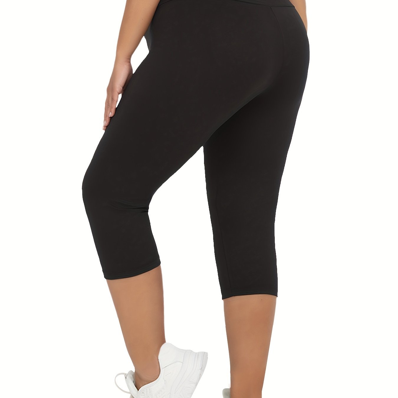 Leggings de yoga para mujer talla grande de cintura alta con control de abdomen para entrenamiento