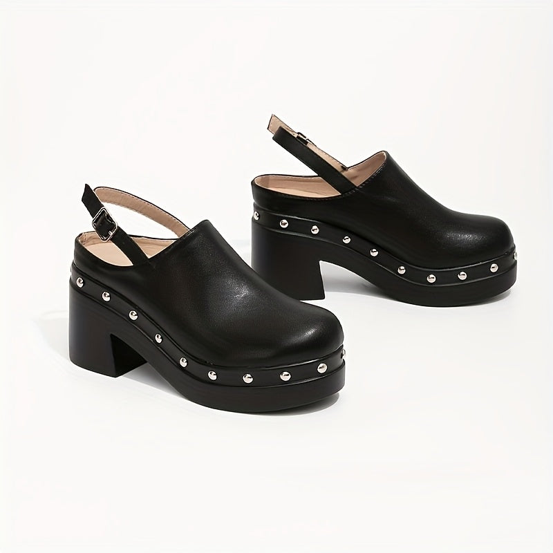 Women's Thick Bottom Closed Shoes for Party and Leisure