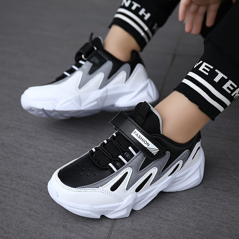 Детские кроссовки для мальчиков для активного отдыха, нескользящая мягкая подошва, осень-зима