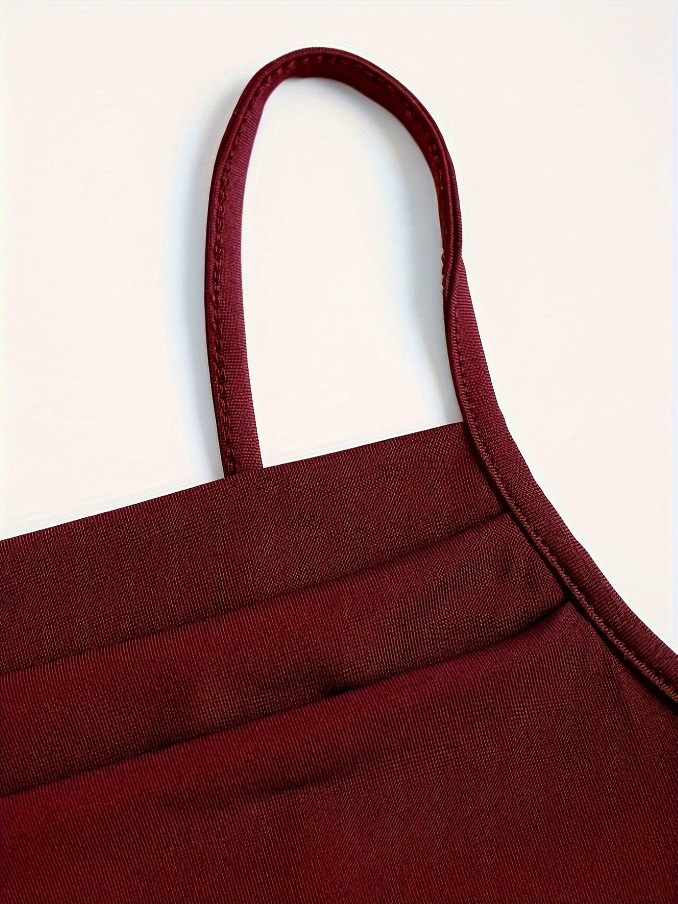 Women's Spaghetti Strap Mermaid Dress Solid Color Summer Fit and Flare Polyester