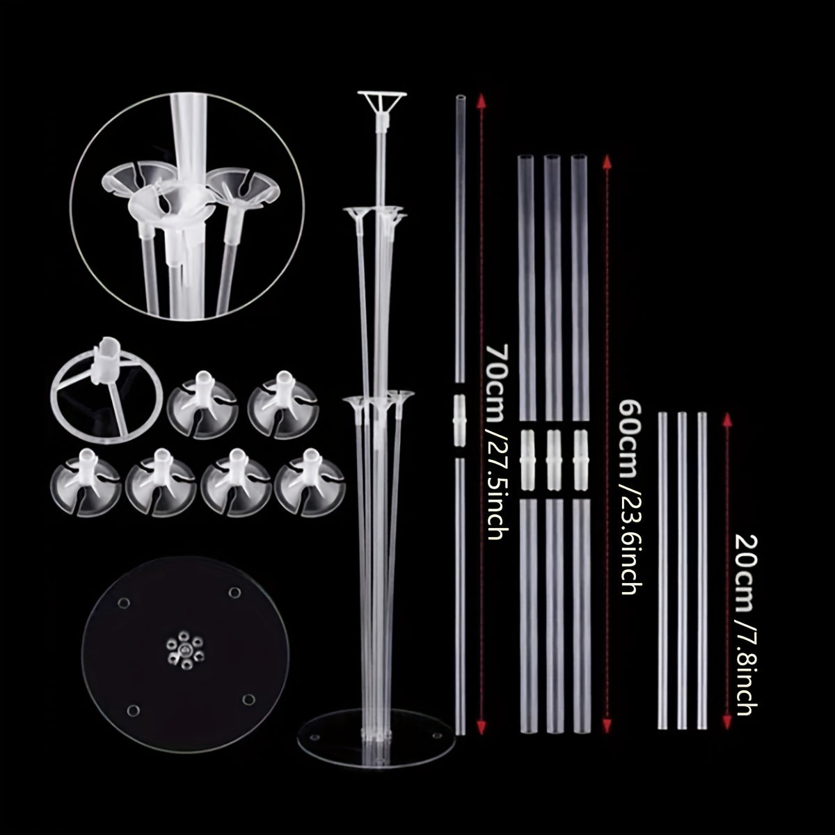 Party Balloons Set of 70cm for Head Table Birthday Wedding Anniversary Decorations