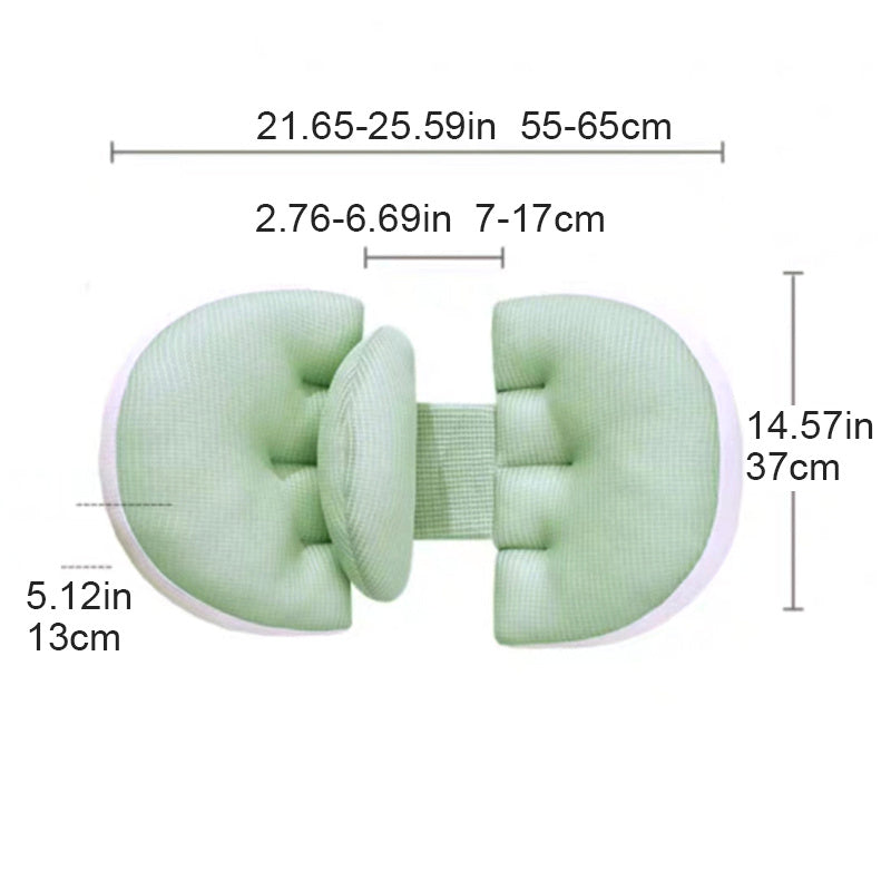 Set of 2 Ergonomic Maternity Pillows for Side Sleeping Full Body Support