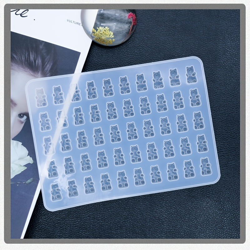 Silicone Gummy Bear Mold for Homemade Candy and Chocolate