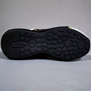 Men's Breathable Lace-Up Sneakers for Running Basketball Workout Gym with Wear-Resistant Rubber Sole