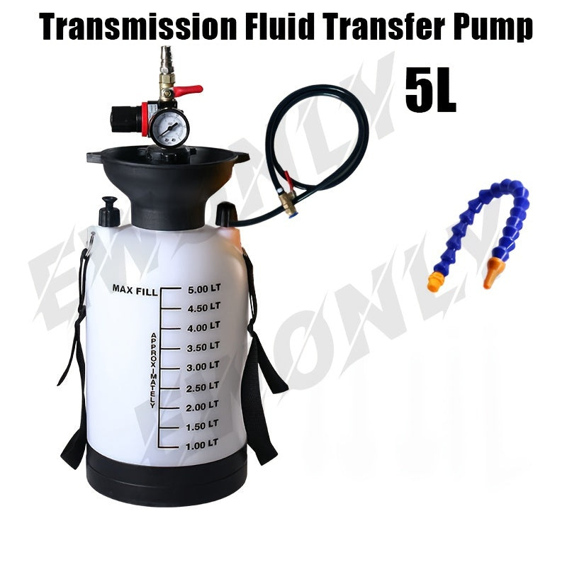 5L Pneumatic Oil Pump Dispenser Kit with ATF Adapters for Automotive Use