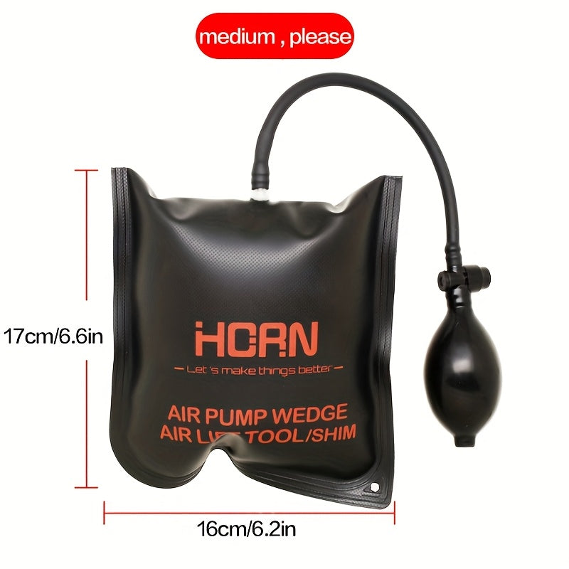 Auto Repair Tool Set Black Plastic Air Wedge for Door Opening and Window Installation