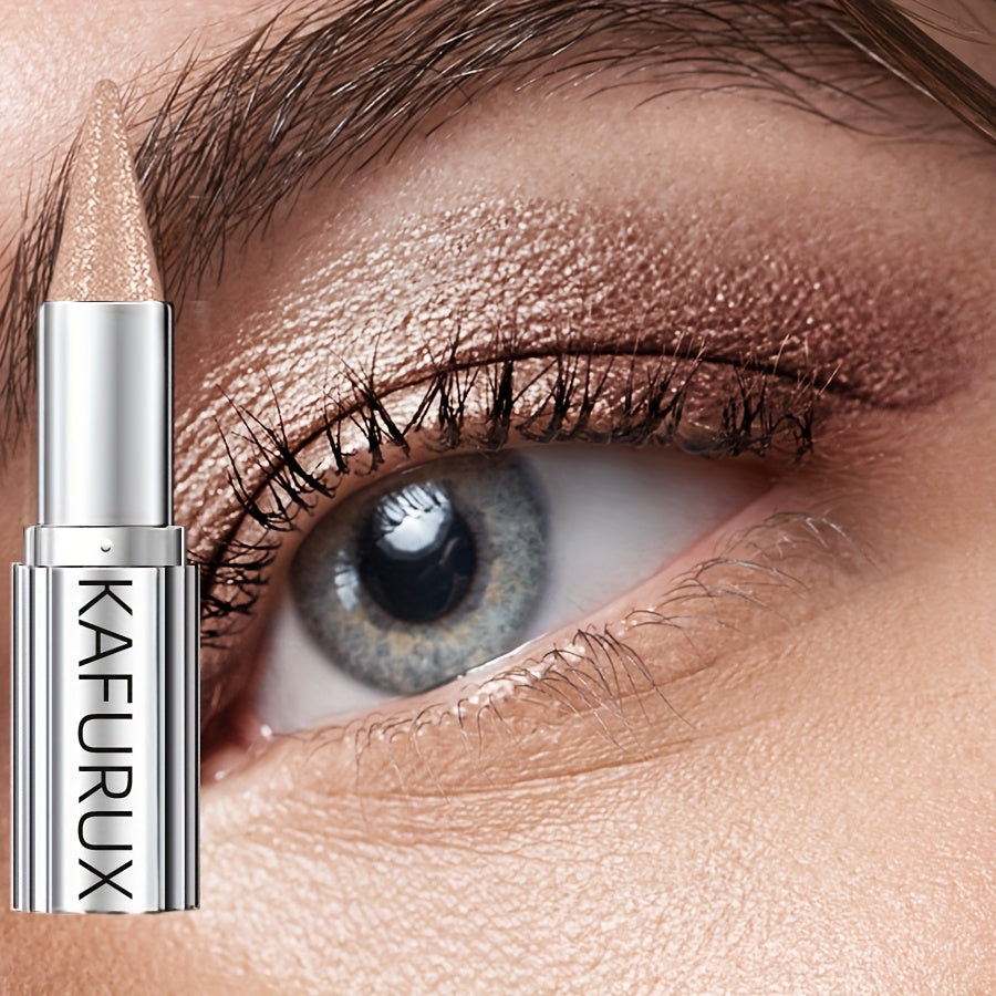 Women Sparkle Eyeshadow Pencil Glitter Finish Eye Makeup Brown