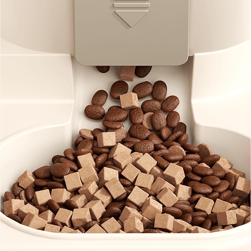 Automatic Cat Feeder and Water Dispenser Non-Electric Plastic Food and Water Station