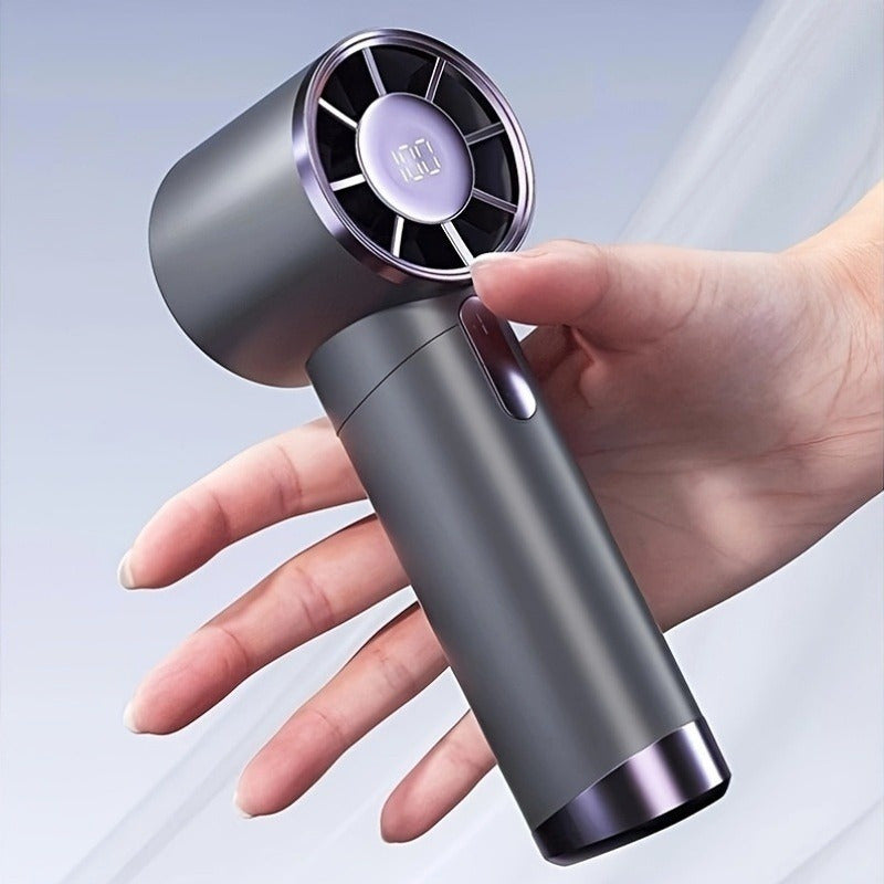 Adjustable Handheld Fan for RV Bathroom Cooling Rechargeable USB Powered