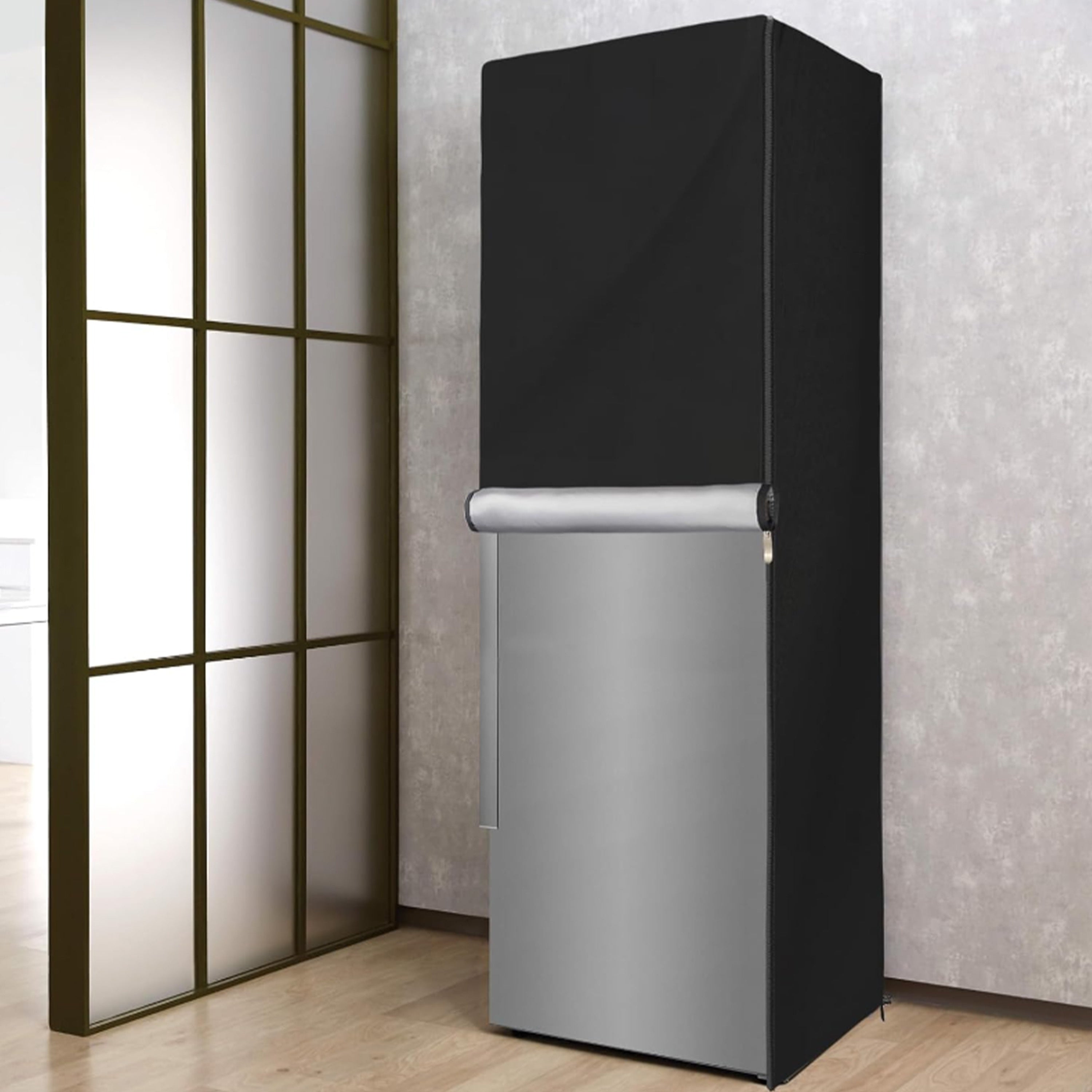 Cubierta reutilizable para frigoríficos para congeladores verticales a prueba de polvo y lluvia, gran almacenamiento en frío