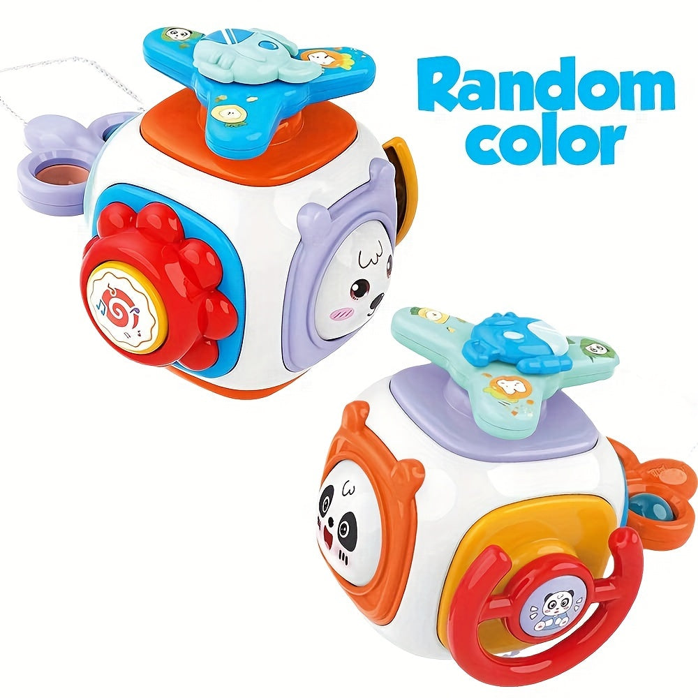 8-in-1 Bolalar Ta'limiy Band Qattiq To'p Kockasi Plastik Yaxshi Motor Ko'nikmalar O'yinchoq