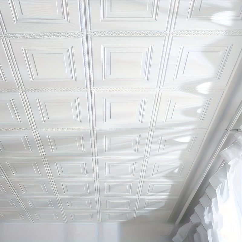 Self-Adhesive 3D Wall Stickers Set for Living Room Decoration and Wall Protection 35x35cm