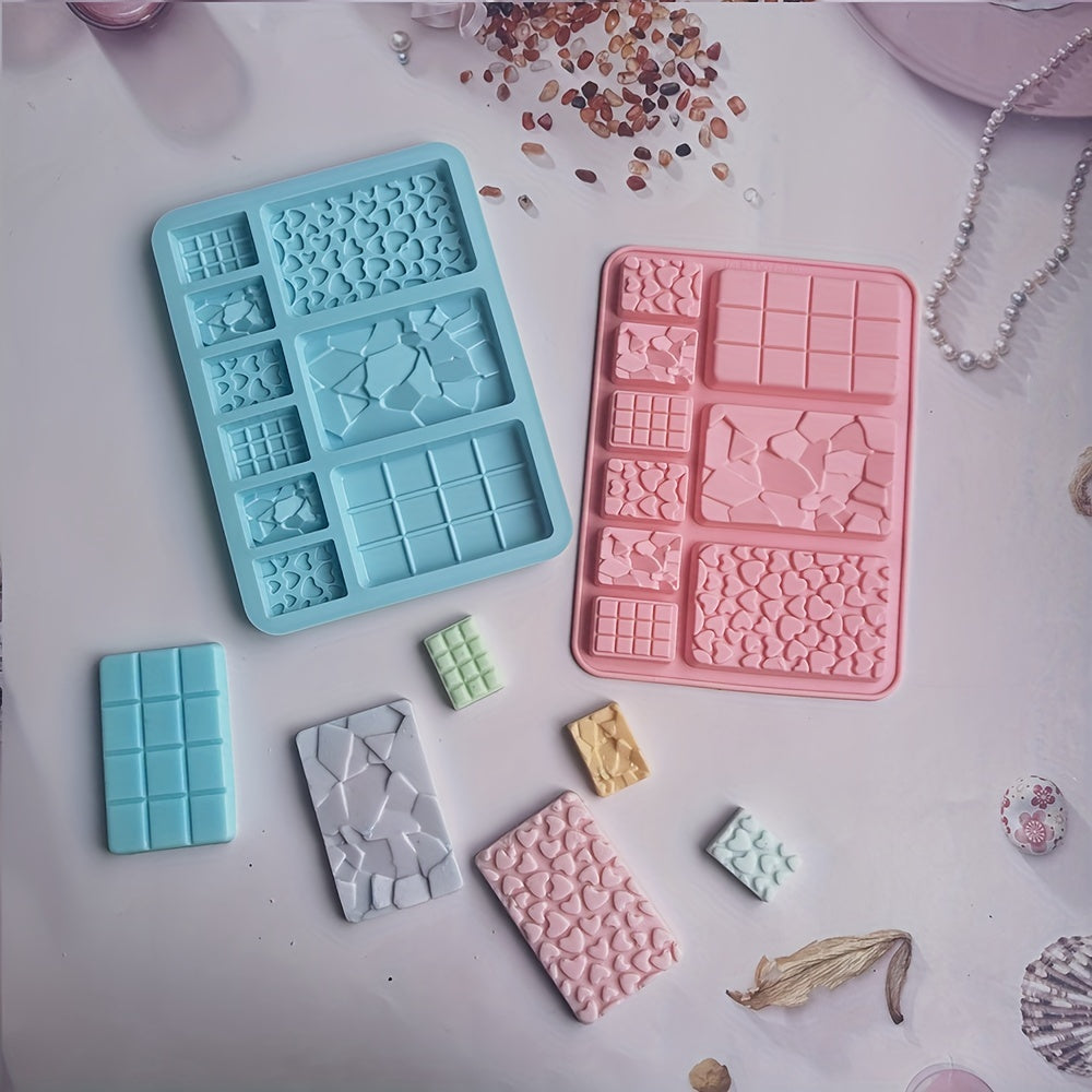 Silicone Candy and Chocolate Mold BPA-Free for DIY Ice Cubes Cakes and Kitchen