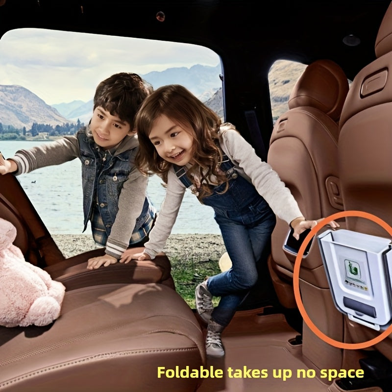 Складной пластиковый автомобильный мусорный бак настенный, подвесной, для кухни и ванной