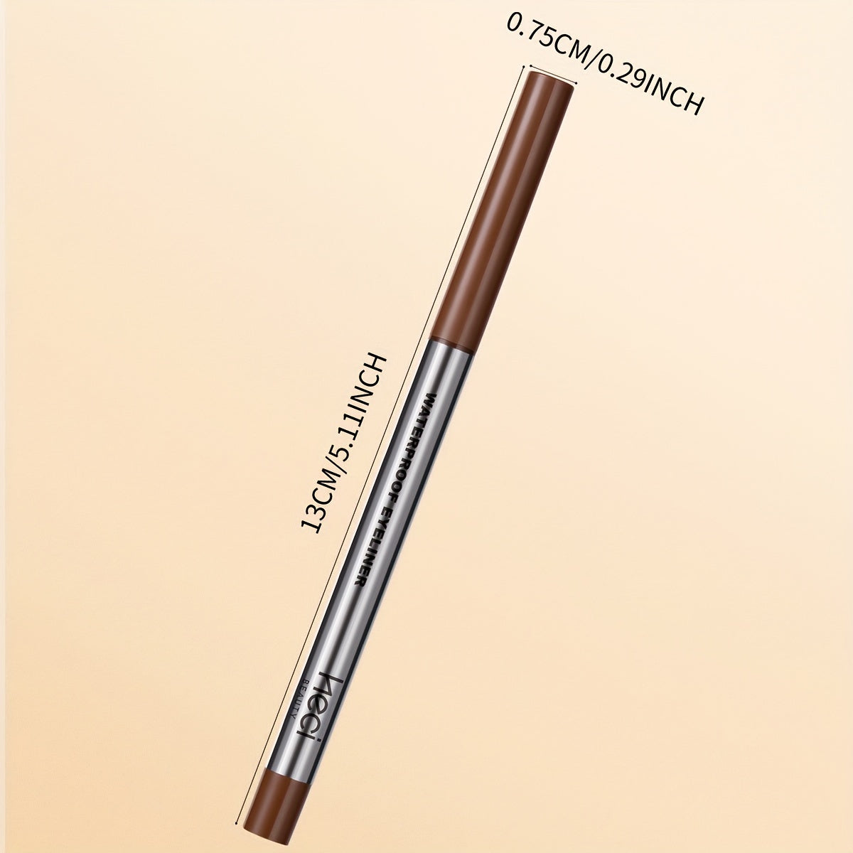 Bolígrafo de gel delineador de ojos impermeable para mujer, para piel sensible, a prueba de manchas, de secado rápido