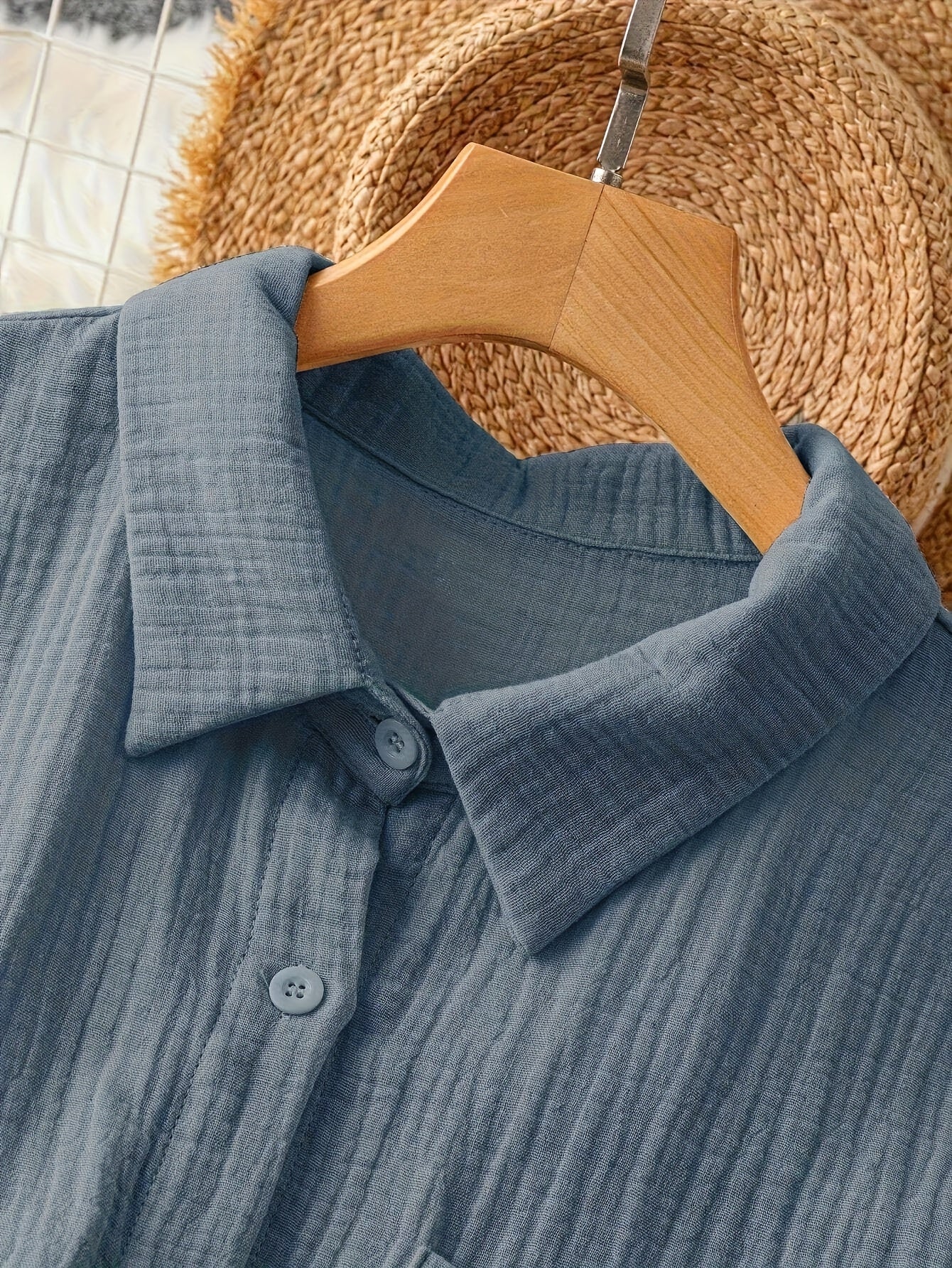 Women's Plus Size Short Sleeve Casual Shirt Breathable Fabric Regular Fit