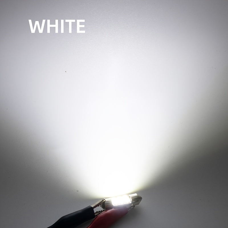 4PCS Super Bright LED Car Interior Lights White Blue 12V Festoon Bulb