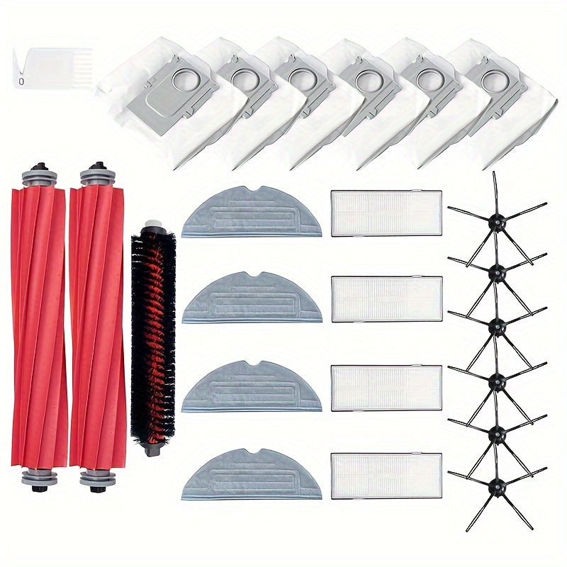 Robot changyutgich uchun changyutgich aksessuarlar to'plami, cho'tkalar, filtrlash, mop mato, changyutgich sumkasi