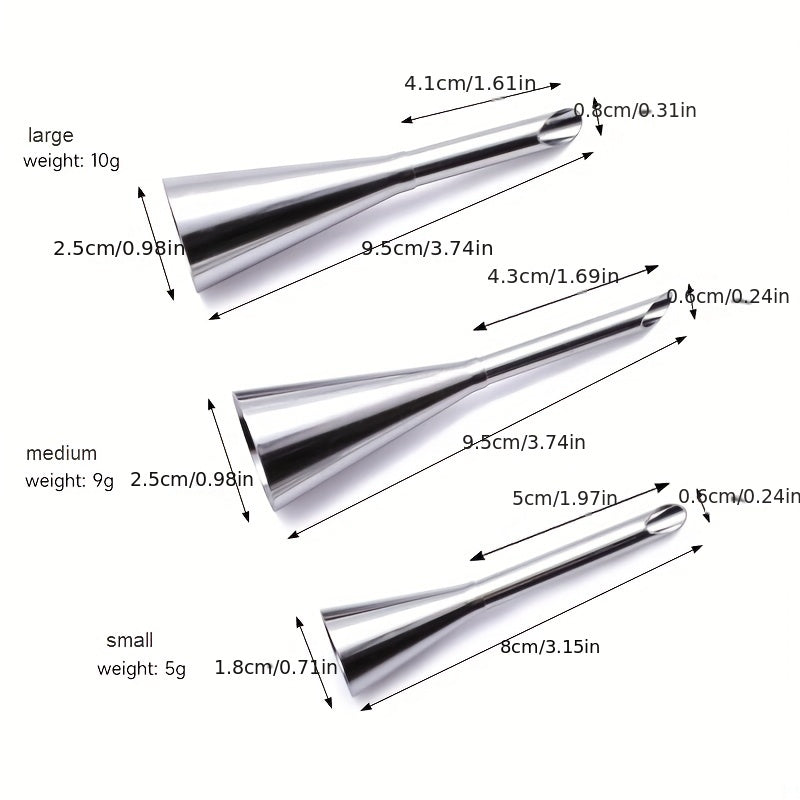 Набор насадок и мешков для трубопроводов 23/24/26 штук из нержавеющей стали, кондитерские насадки для украшения тортов