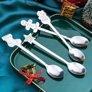 Set of 8/12/24 Stainless Steel Dessert Spoons Mirror Finish for Family Dining and Restaurants