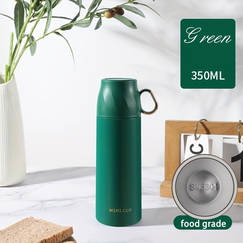 Juego de tazas térmicas de acero inoxidable con aislamiento de doble capa a prueba de fugas para viajes, oficina y escuela