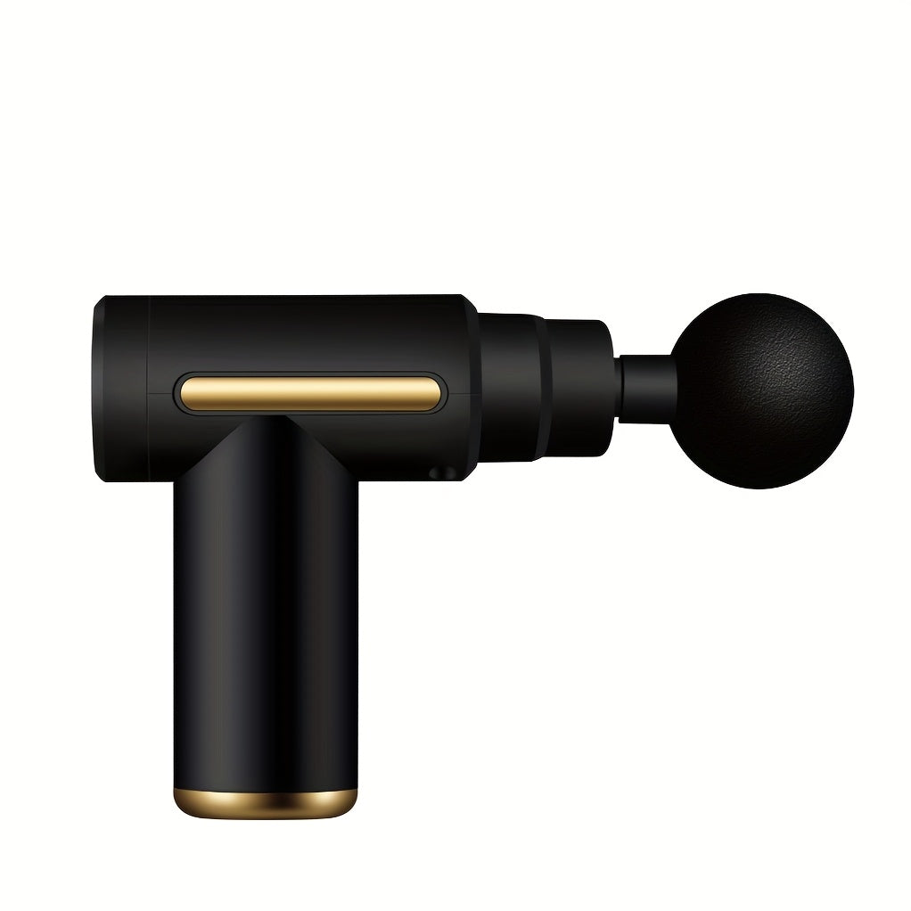 Qayta zaryadlanadigan Lityum Batareya-Polimer Elektr Massaj Qurollari, 4 ta almashtiriladigan bosh bilan, erkaklar, ayollar, fitnes, sport, mushaklarni bo'shatish uchun portativ.