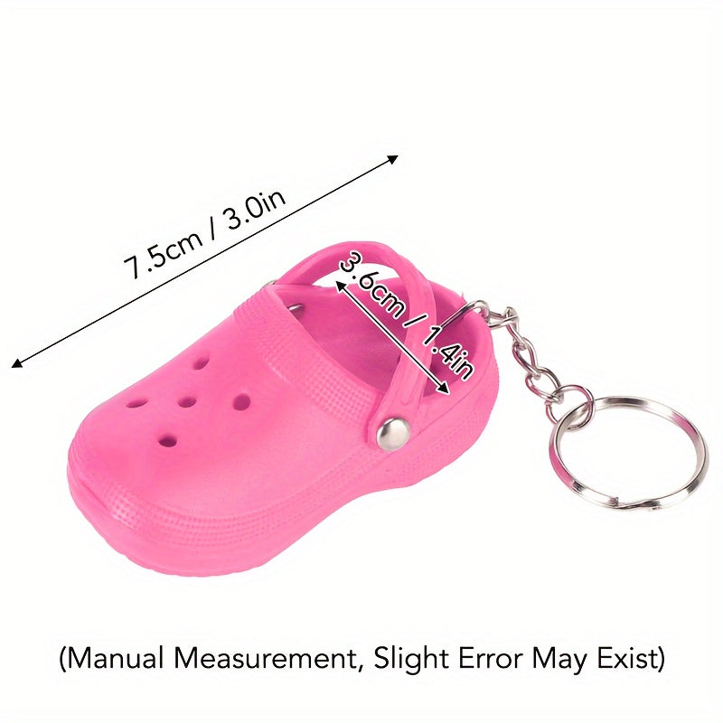 20 ta Mini Kalitlar to'plami - 5 rangda mavjud silikon poyabzal charm, sumkalar va kalitlar uchun ideal, ayollar, erkaklar, qizlar, o'g'il bolalar uchun mustahkam va qulay aksessuar - ajoyib sovg'a g'oyasi