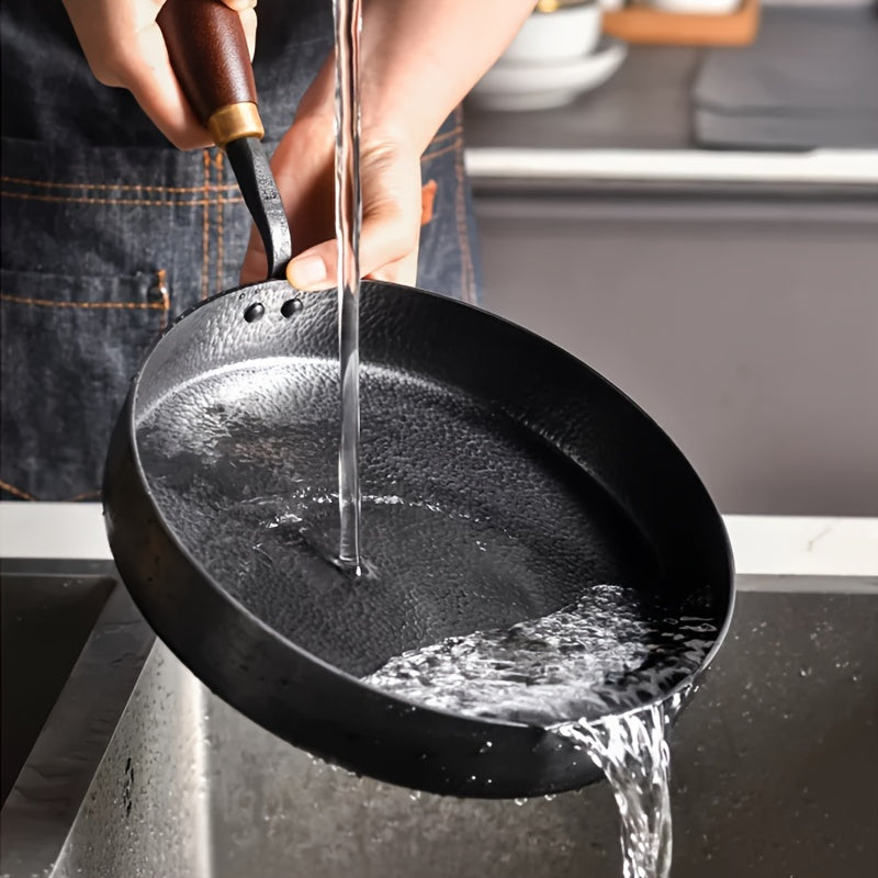 Cast Iron Skillet with Cover Non-Stick Surface for Pancakes and Steaks