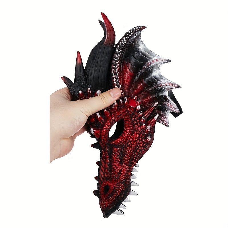 Dragon Mask Cosplay Costume Mask for Halloween and Parties Made of PU Material