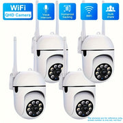 Wireless Security Camera 1440P HD Night Vision Two-Way Audio Motion Alerts Gimbal USB Powered