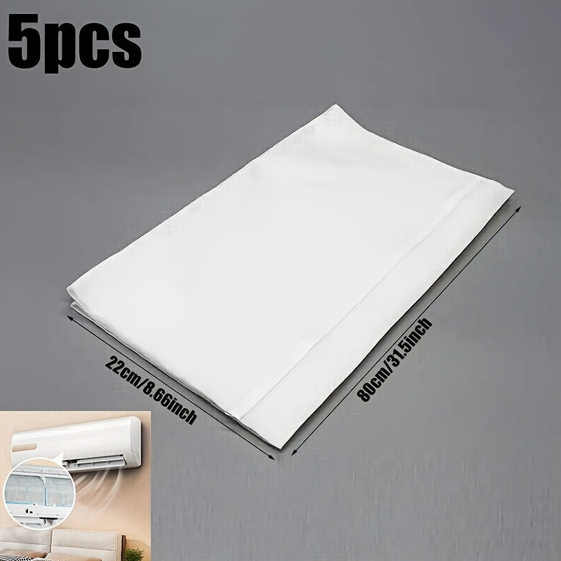 5 dona konditsioner filtrlari olovga chidamli changga qarshi 80x22cm oson osma dizayni