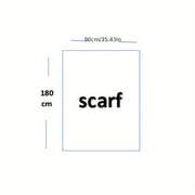 Women's Floral Gradient Scarf Casual Elegant Lightweight Accessory