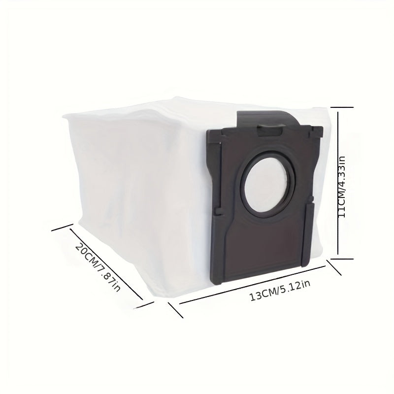 Dreame robot tozalagichlari uchun chang sumkalari - 10 dona - S10Pro Ultra, L10s Pro, X30 Ultra, X40 Master, X40 Ultra, X40Pro Ultra, L40 Ultra modellari uchun mo'ljallangan - Uzoq muddatli pol tozalash uchun kuchli plastikdan tayyorlangan