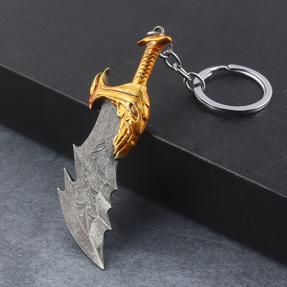 Unisex Anime Sword Keychain Plastic Decorative Cute Collectible